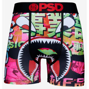 PSD Warface Hiragana Japanese Language Men's Boxer Briefs Underwear - Size XL